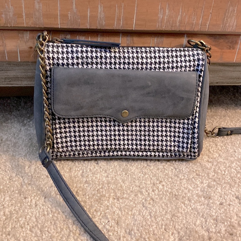 Black /Gray Crossbody bag